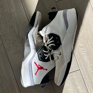 White Jordan sneakers